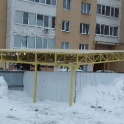Навес для площадки ТКО